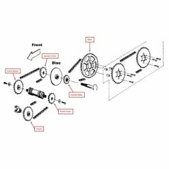 Wolftech Sprocket 13T For Polaris